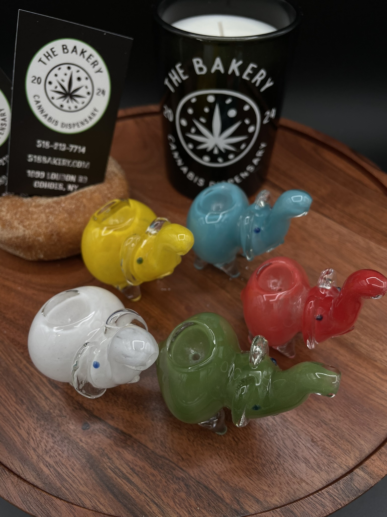 Photograph of product: Mini Frit Elephant Pipe