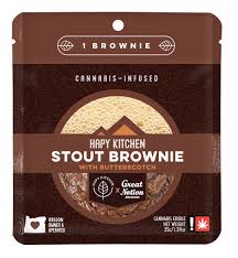 Photograph of product: Hapy Kitchen | Stout and Butterscotch Brownie | Great Notion Brewing Collaboration