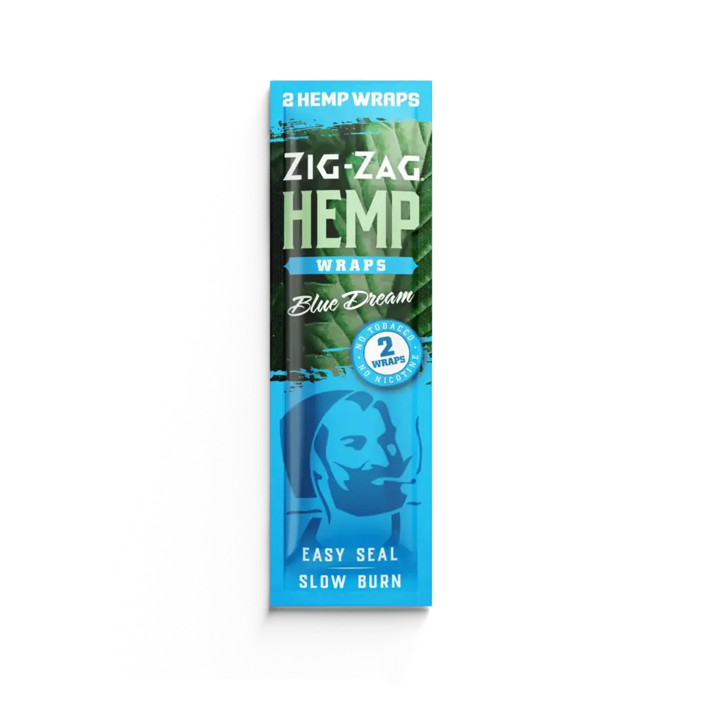 Photograph of product: Zig Zag Hemp Wraps Npp - Blue Dream