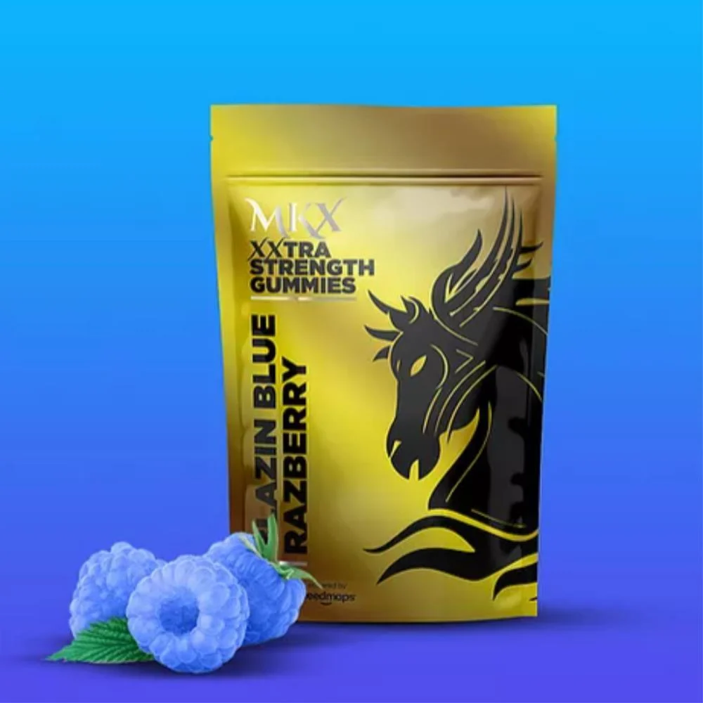 Photograph of product: MKX | Blue Razz | 200mg | Gummies