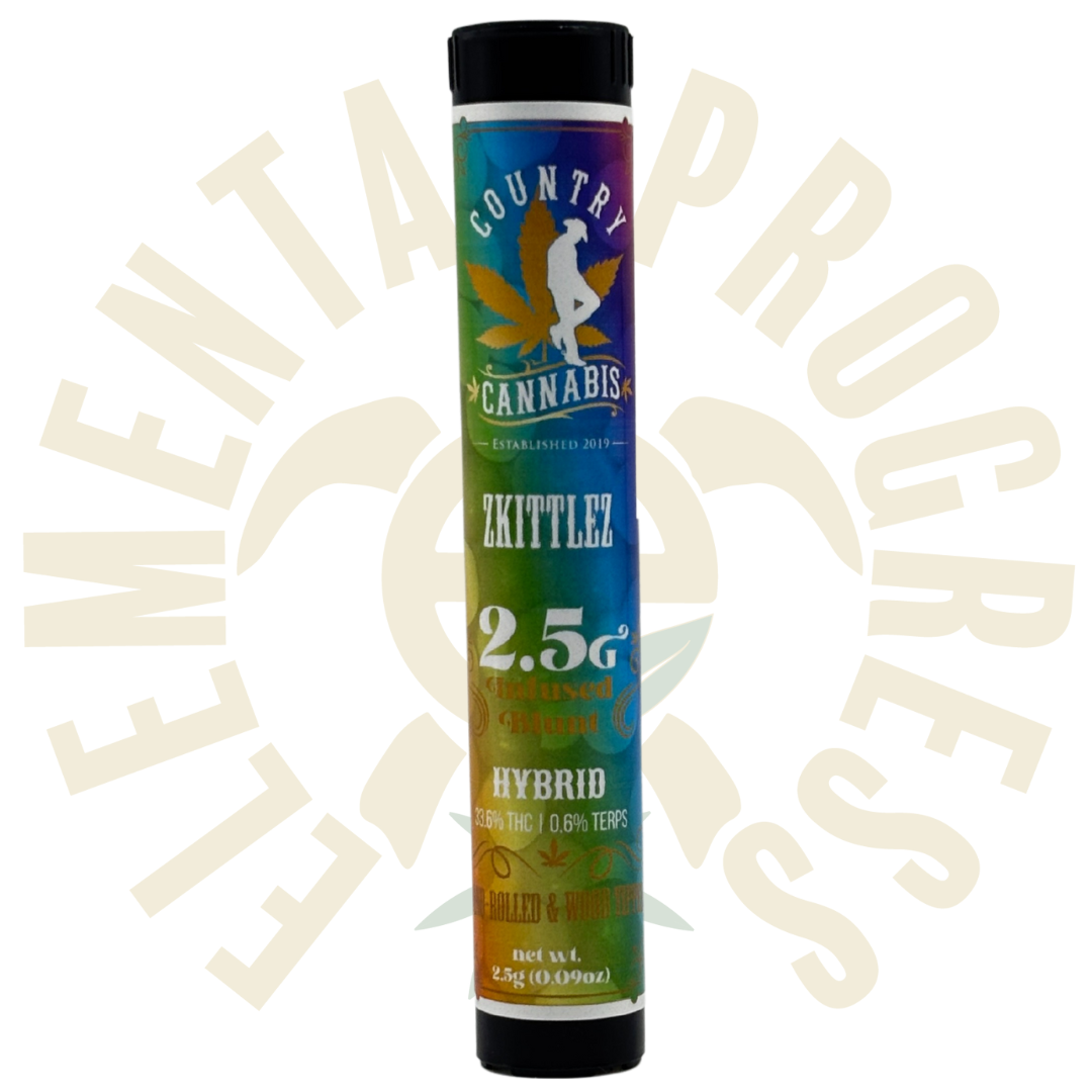 Photograph of product: Country Oui'd Infused Blunts - - Zkittles