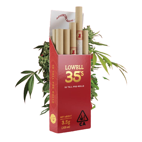 Photograph of product: Lowell Herb Co. | 35's Trailblazer Pre-Rolls (10 Pack) | 3.5g