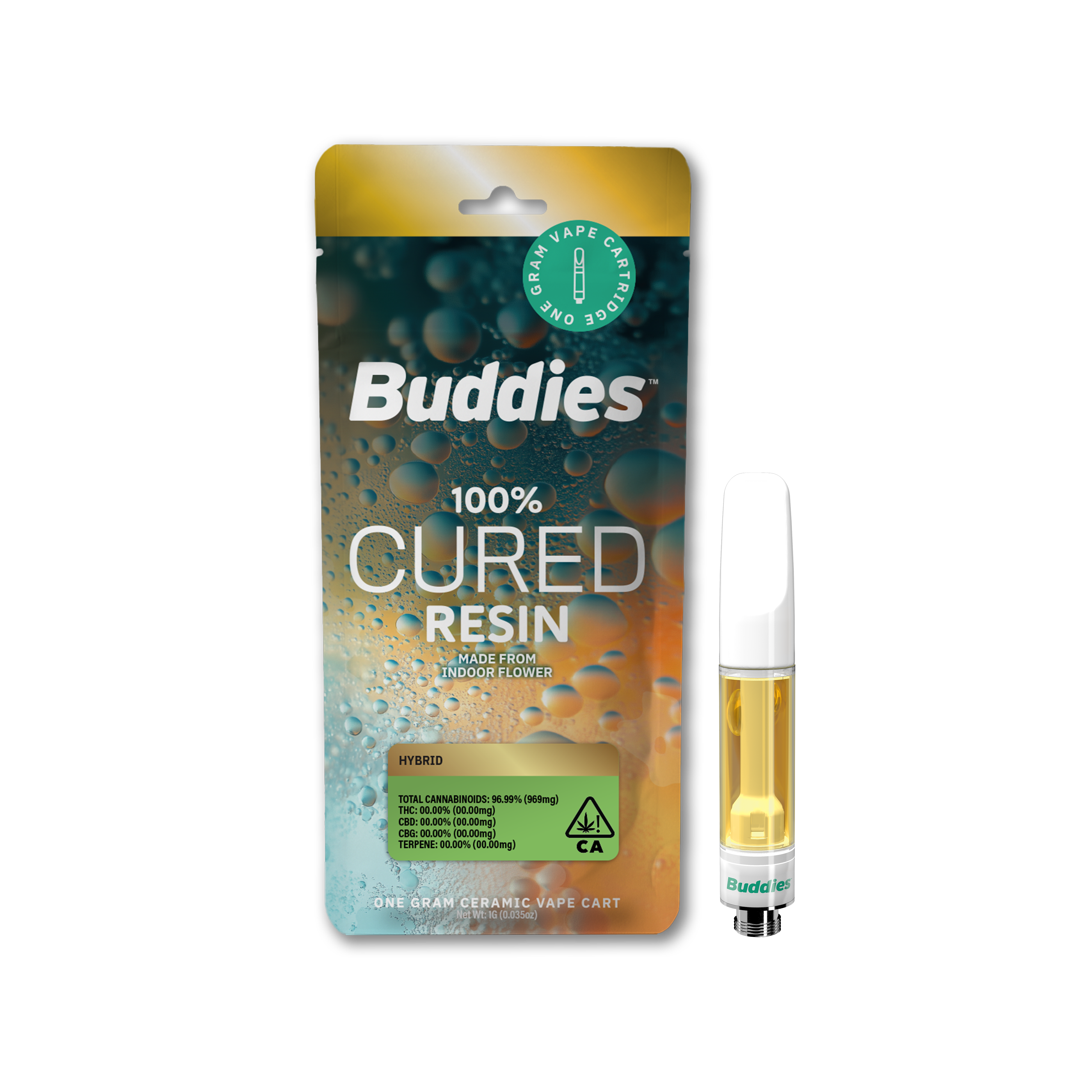 Photograph of product: TOKYO CHERRY BLOSSOM CURED RESIN CART - 1 G