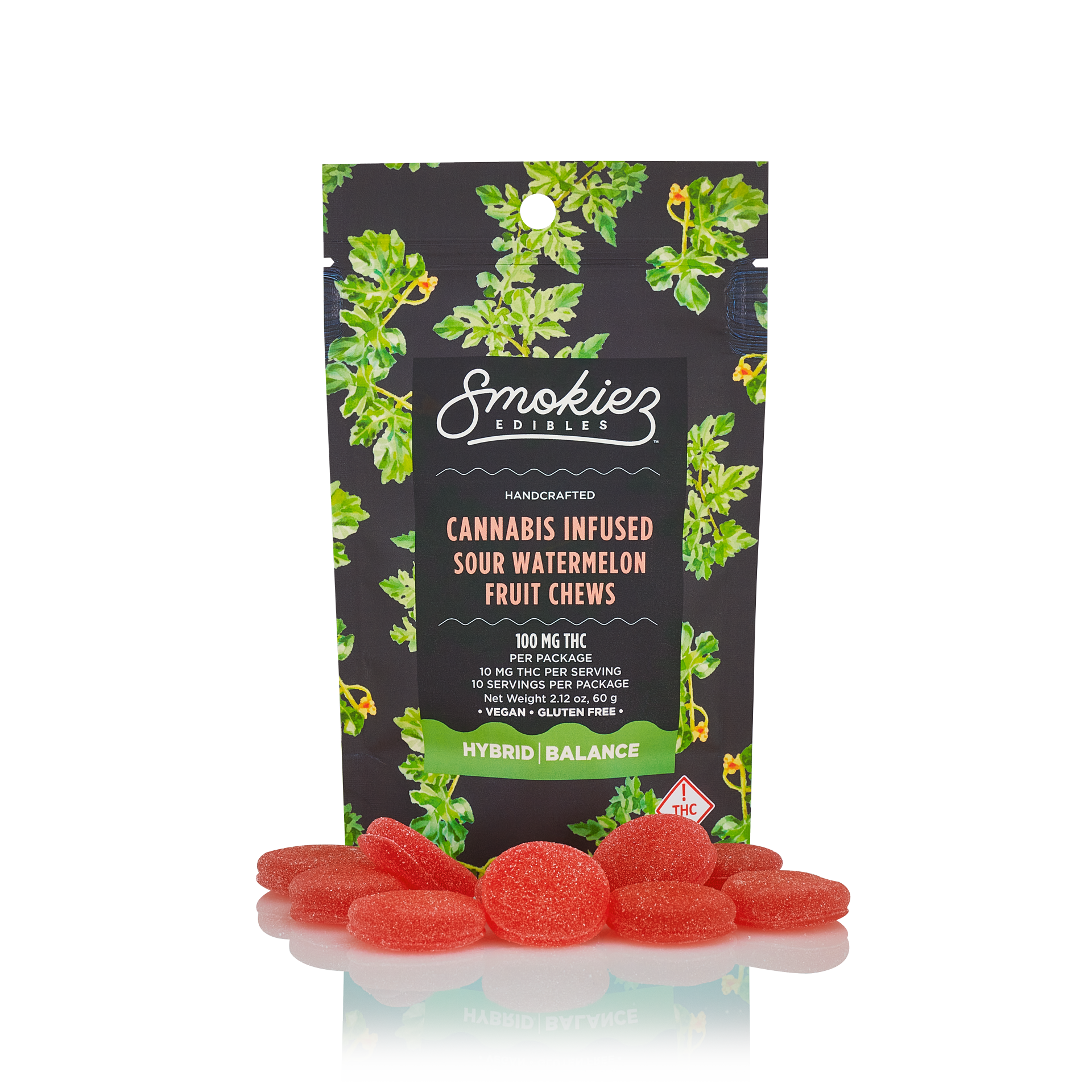Photograph of product: Watermelon Sour Fruit Chews