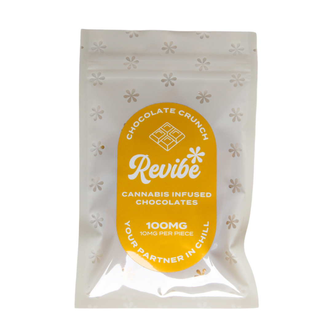 Photograph of product: Revibe - Milk Chocolate Crunch - 100mg