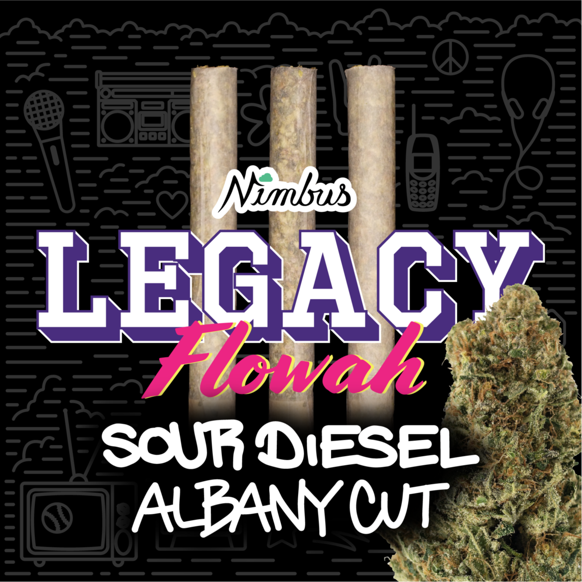 Photograph of product: PRJ Multi Pack | Sour Diesel | 1g 3pk