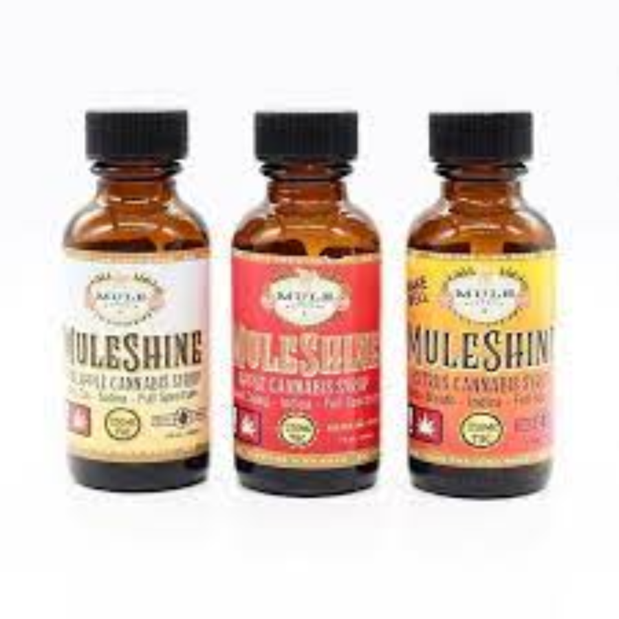 Photograph of product: Muleshine Peachy 250mg Syrup