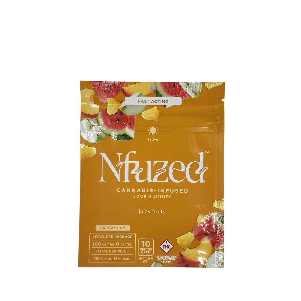Photograph of Product: NFuzed Gummies Fast Acting Juicy Fruits (S) 100mg