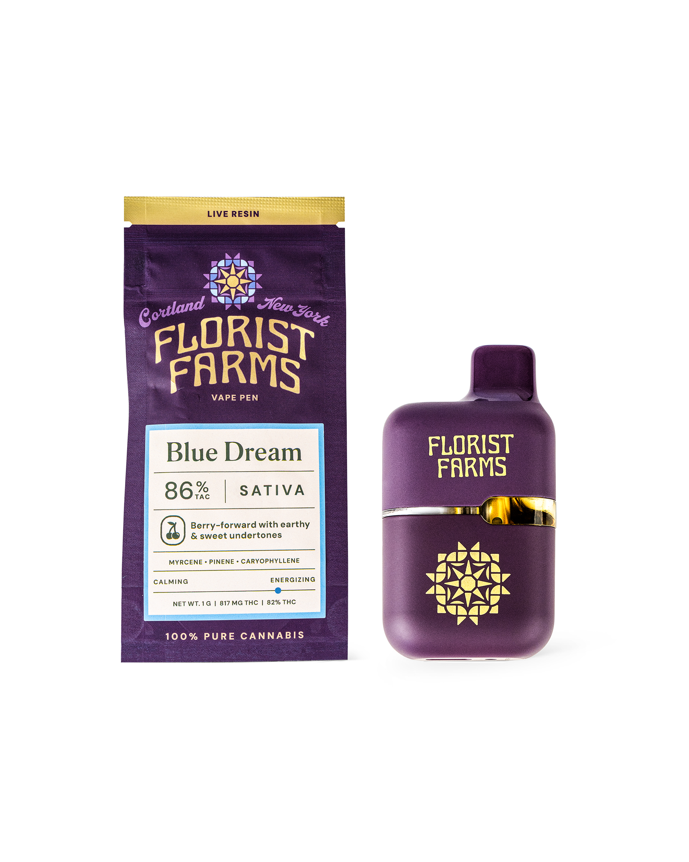 Photograph of product: Live Resin BLUE DREAM | 1 g AIO