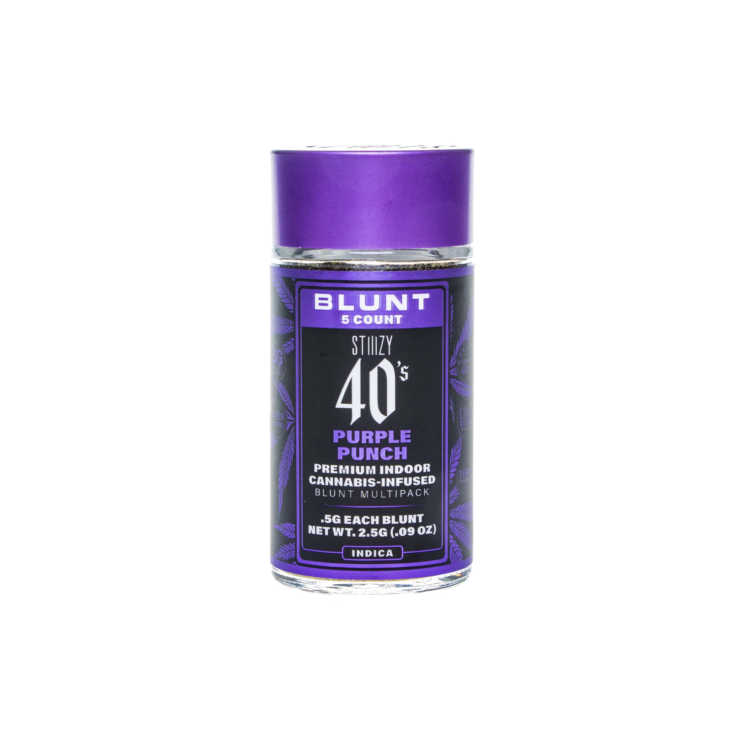 Photograph of product: 40's Infused Purple Punch Blunt Multi Pack (2.5g)