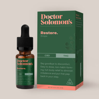 Photograph of product: Dr. Solomon's | RSO Tincture | Rescue | 100mg