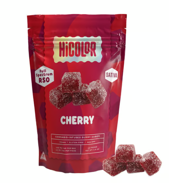Photograph of product: Cherry | RSO Gummies | 10pk | 100mg