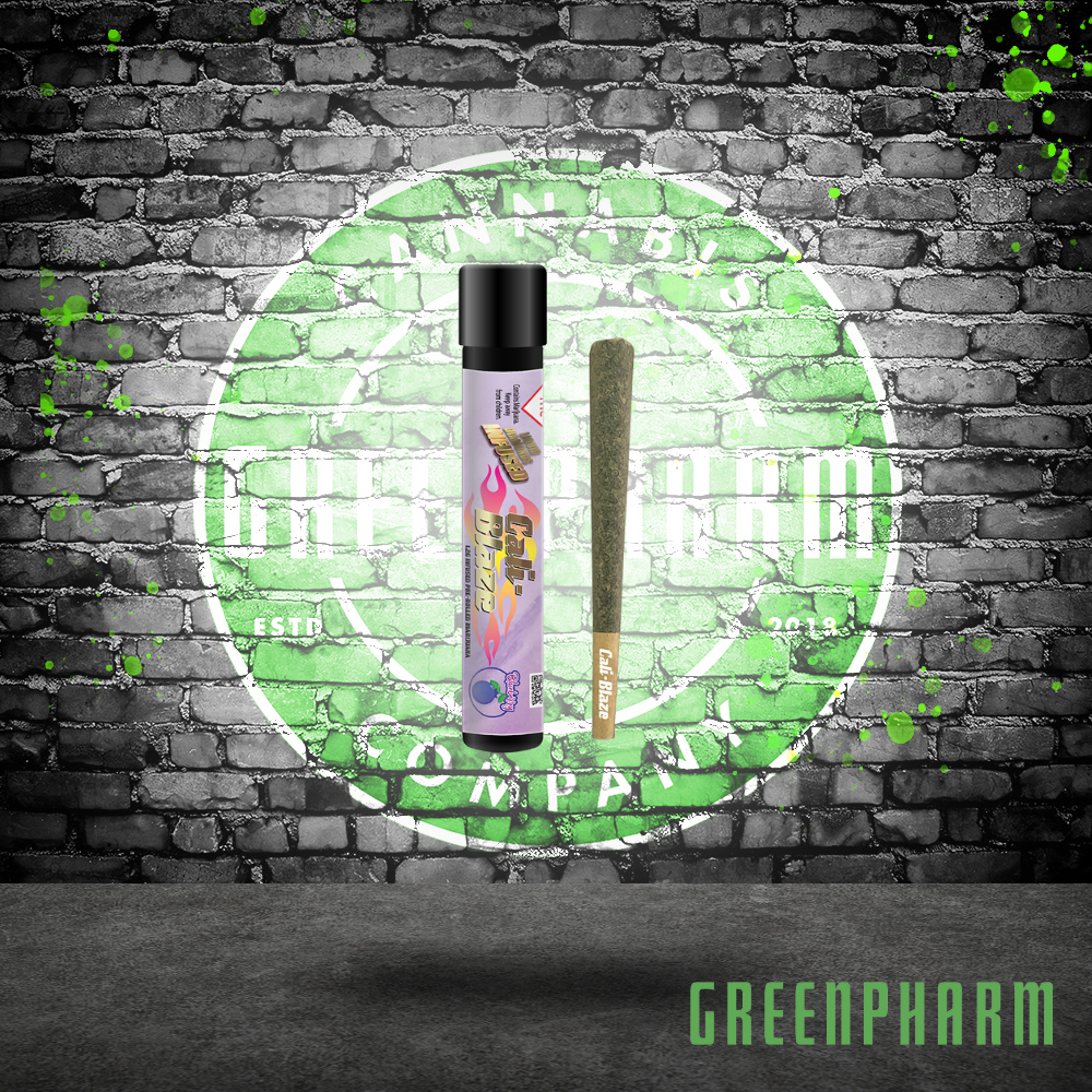 Photograph of product: Cali-Blaze Infused Pre-Roll | Blueberry