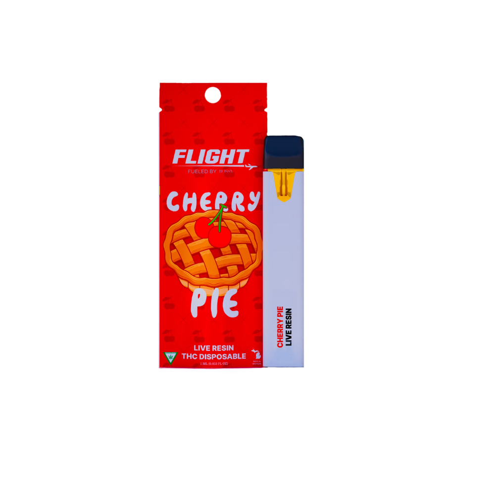 Photograph of product: Flight - 1G Live Resin Disposable - Cherry Pie