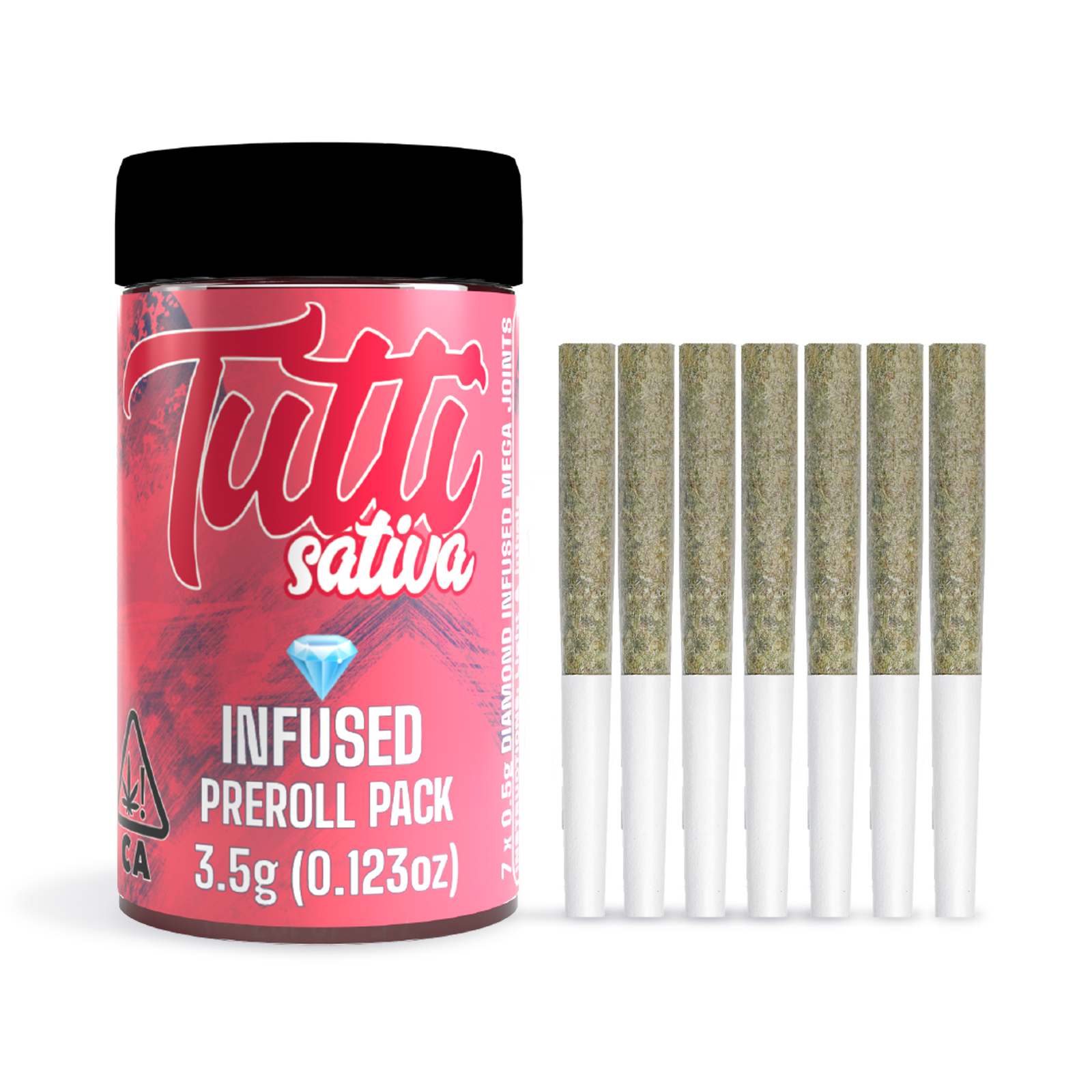 Photograph of product: Apple Diesel Infused Pre-Roll 7-pack | 3.5g