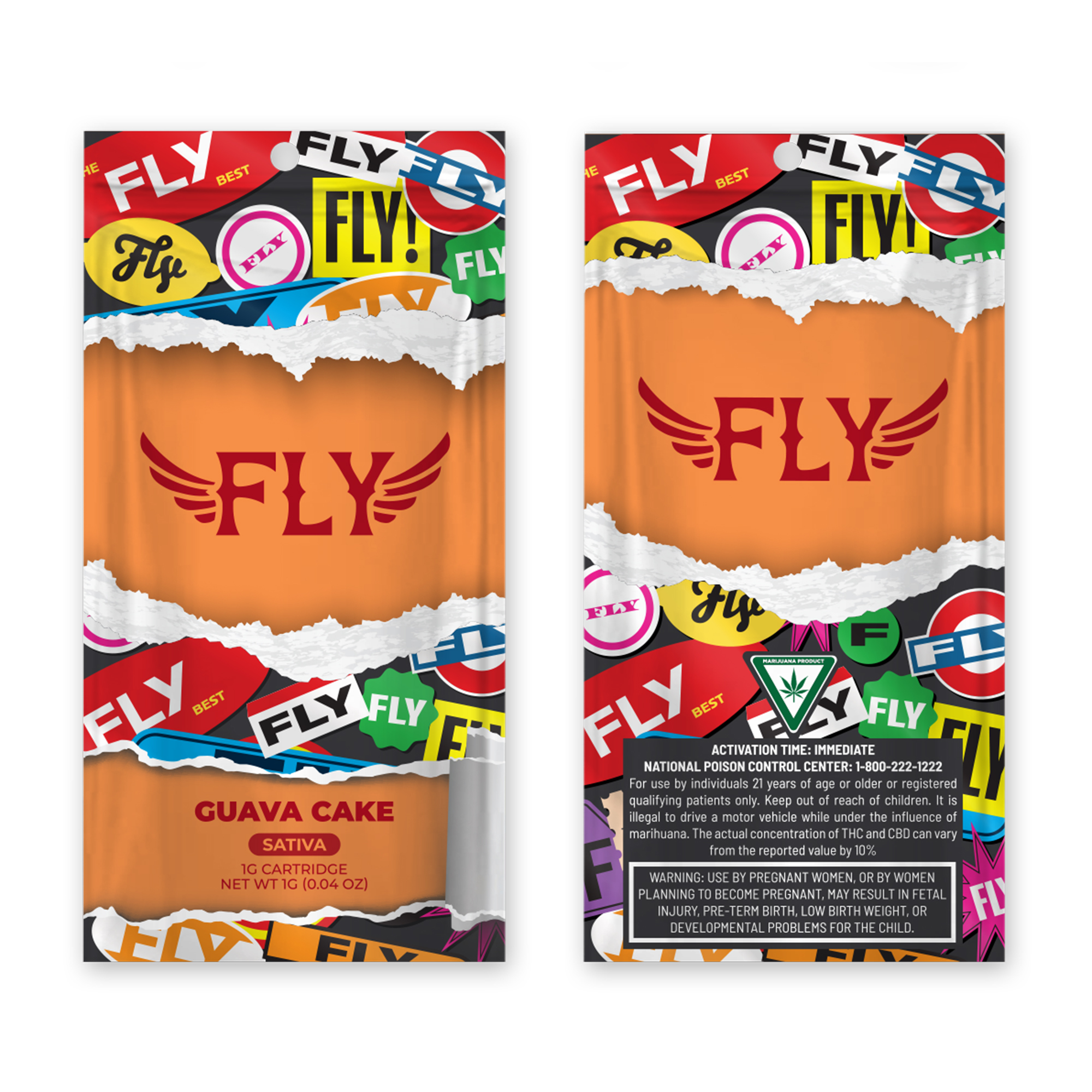 Photograph of product: Fly - Guava Cake Cartridge 1g