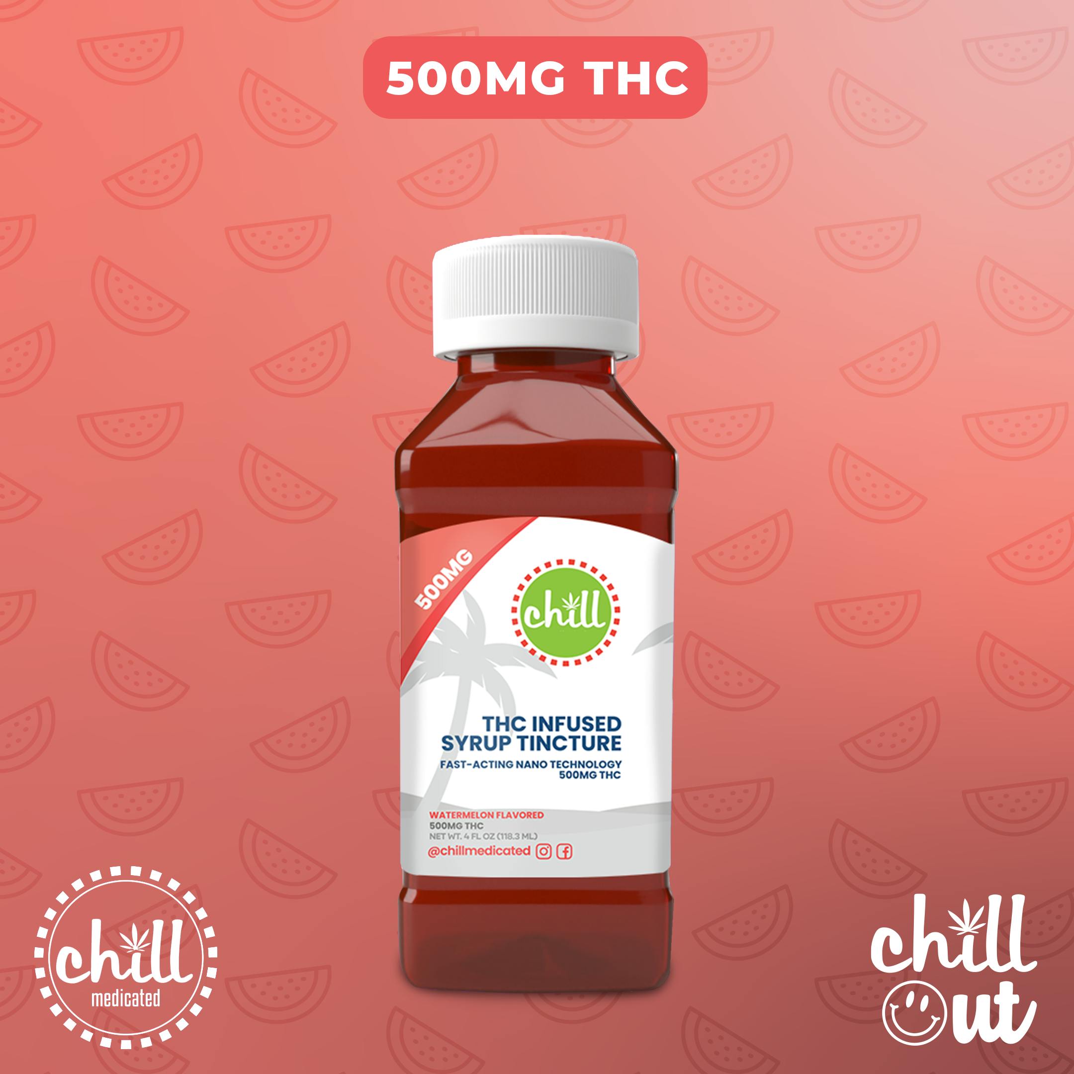 Photograph of product: Watermelon Medicated Syrup | 500mg - Chill