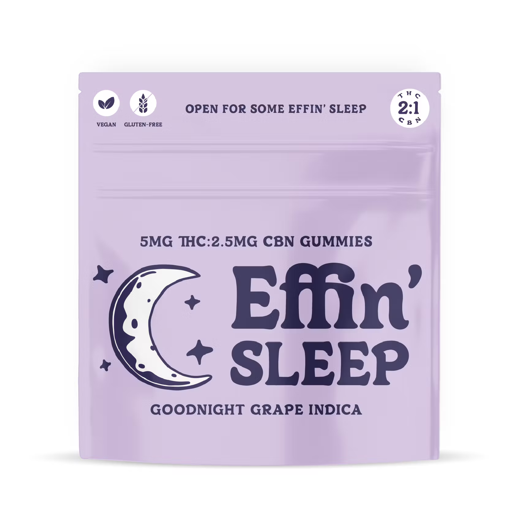 Photograph of product: Goodnight Grape | Sleep | Gummies | 2:1 TH-oui:CBN | 100MG