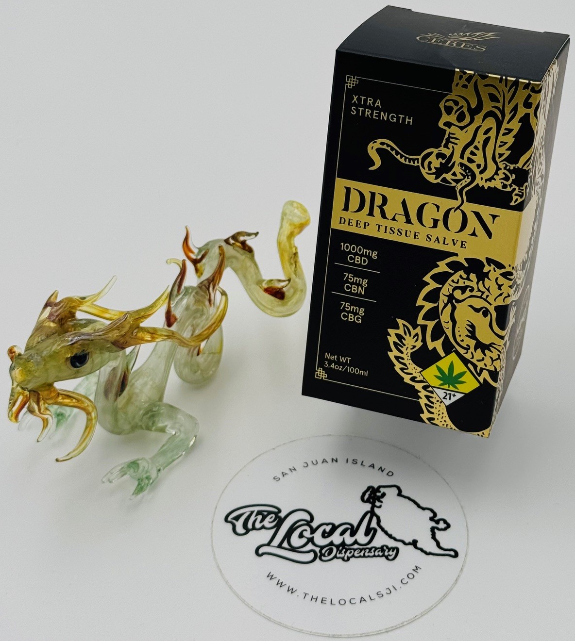 Photograph of Product: Xtra Strength CBD Dragon Balm Roll-Up