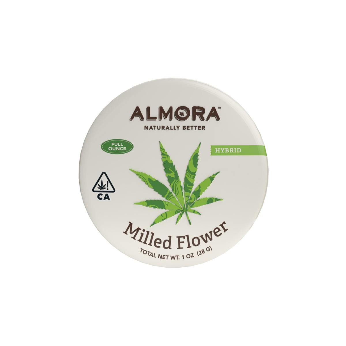 Photograph of product: Almora Farm Hybrid Blend Milled Flower 28g