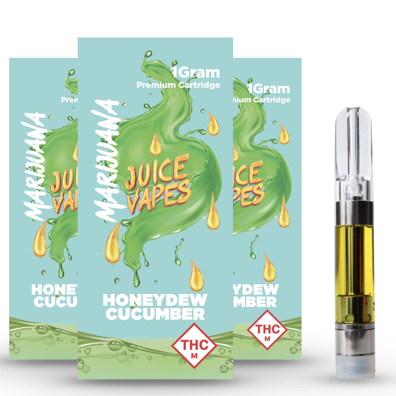 Photograph of product: Juice Vape - Cartridge Honeydew Cucumber - 1g
