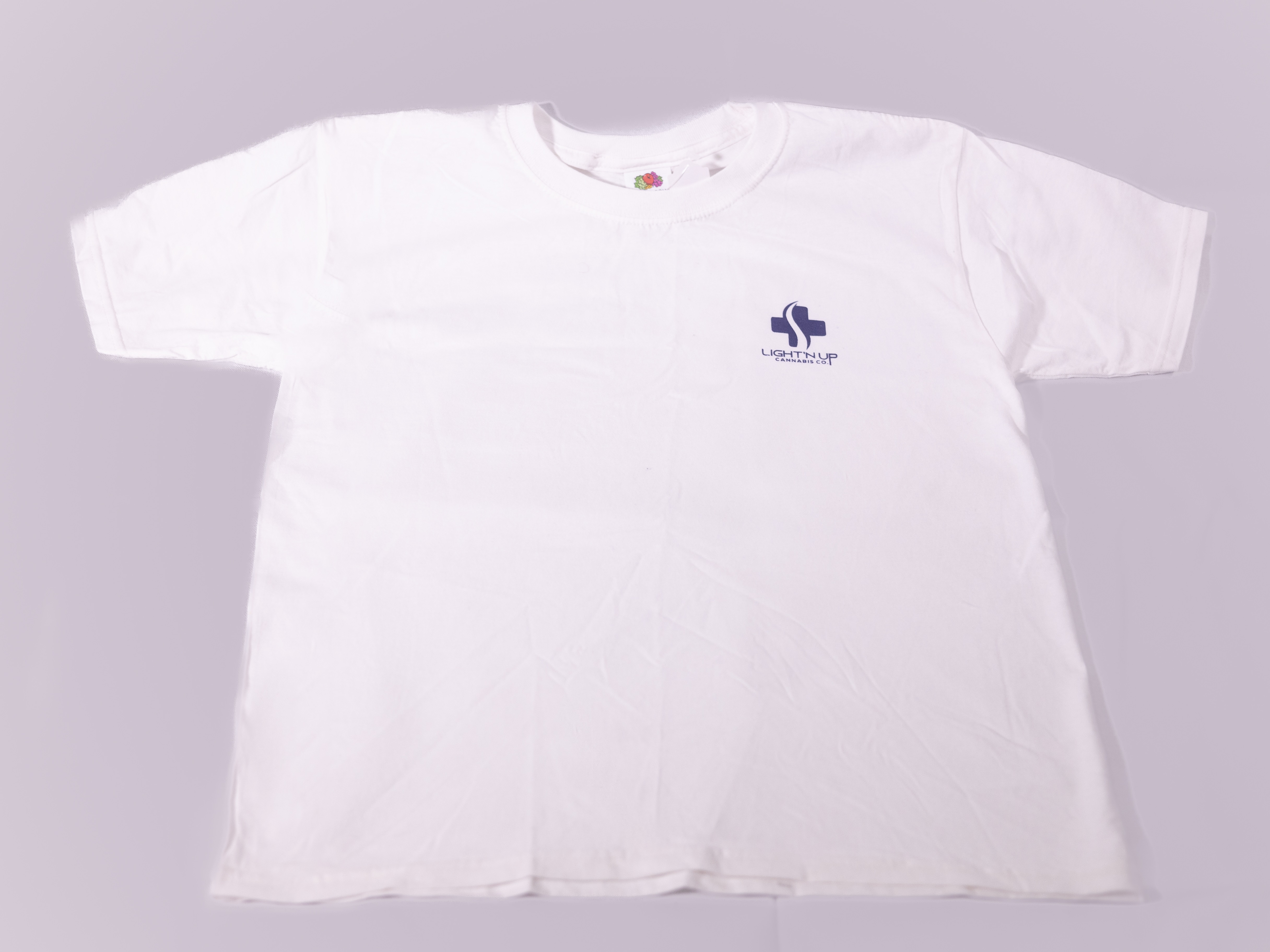 Photograph of product: White Light'N Up T-Shirt Small