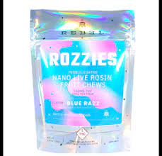 Photograph of product: Rozzies- Blue Razz 100mg
