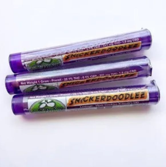 Photograph of product: Snickerdoodlez - Preroll - 1g - 