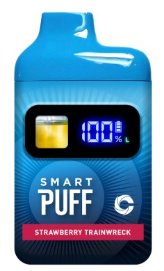Photograph of product: Cannalicious SmartPuff Disposable - Strawberry Trainwreck