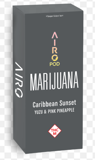 Photograph of product: AIRO | CARIBBEAN SUNSET | POD | 1G | Oui'd