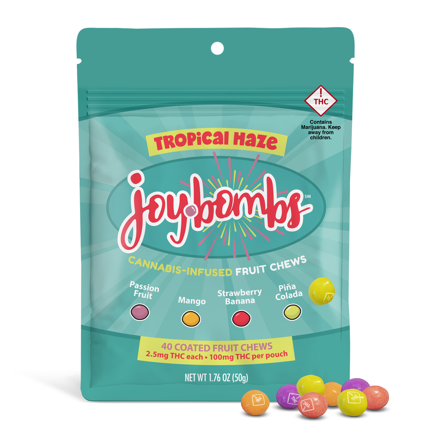 Photograph of product: Joy Bombs - Tropical Haze 100mg