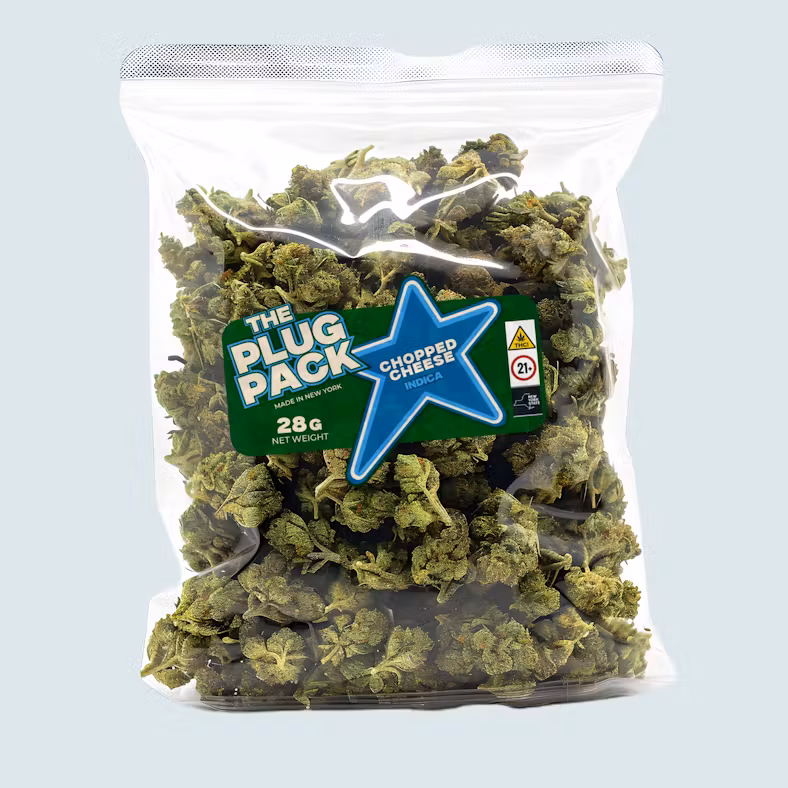 Photograph of product: Plug Pack - Flower - Chopped Cheese - 28g