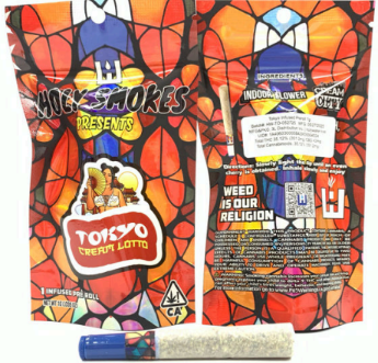 Photograph of product: Holy Water - Tokyo Cream Lotto - Infused Preroll - - Hybrid