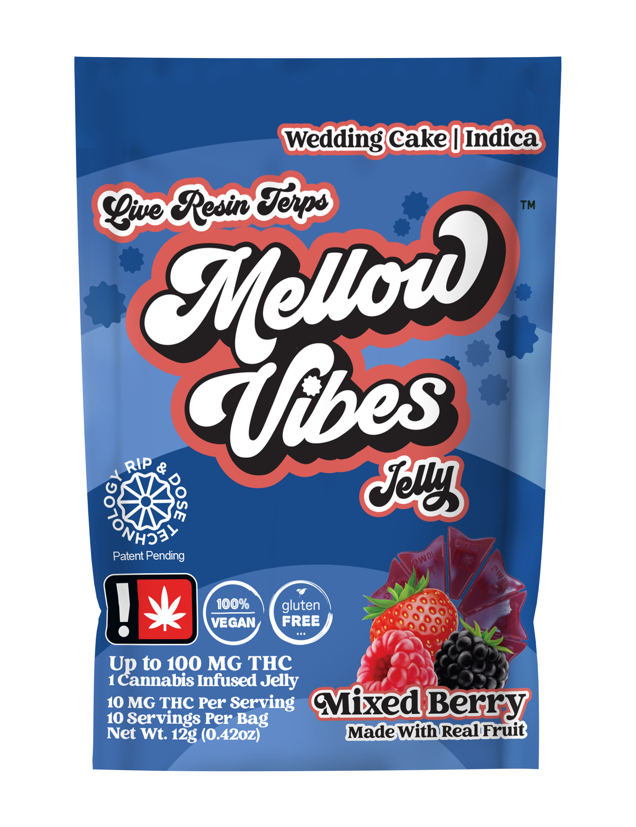 Photograph of product: Mellow Vibes | Dream Berry | 1:1 CBN:TH-oui
