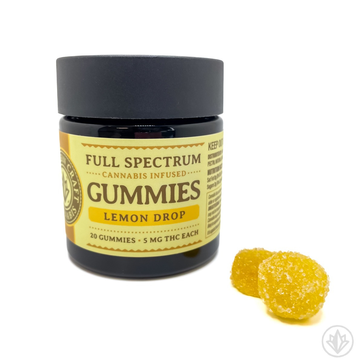 Photograph of product: Lemon Drop Gummies | 100mg Full Spectrum
