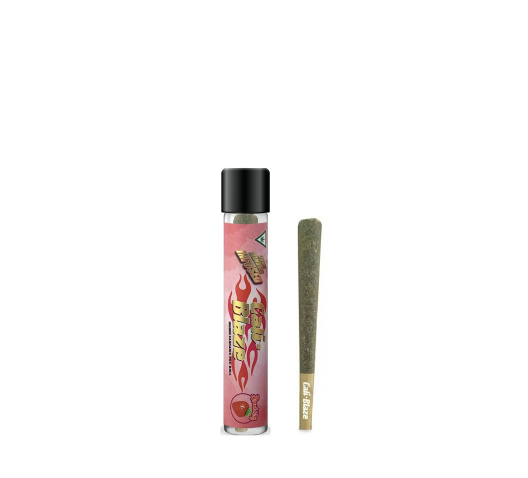 Photograph of product: Cali-Blaze Strawberry 1.2g Infused Preroll