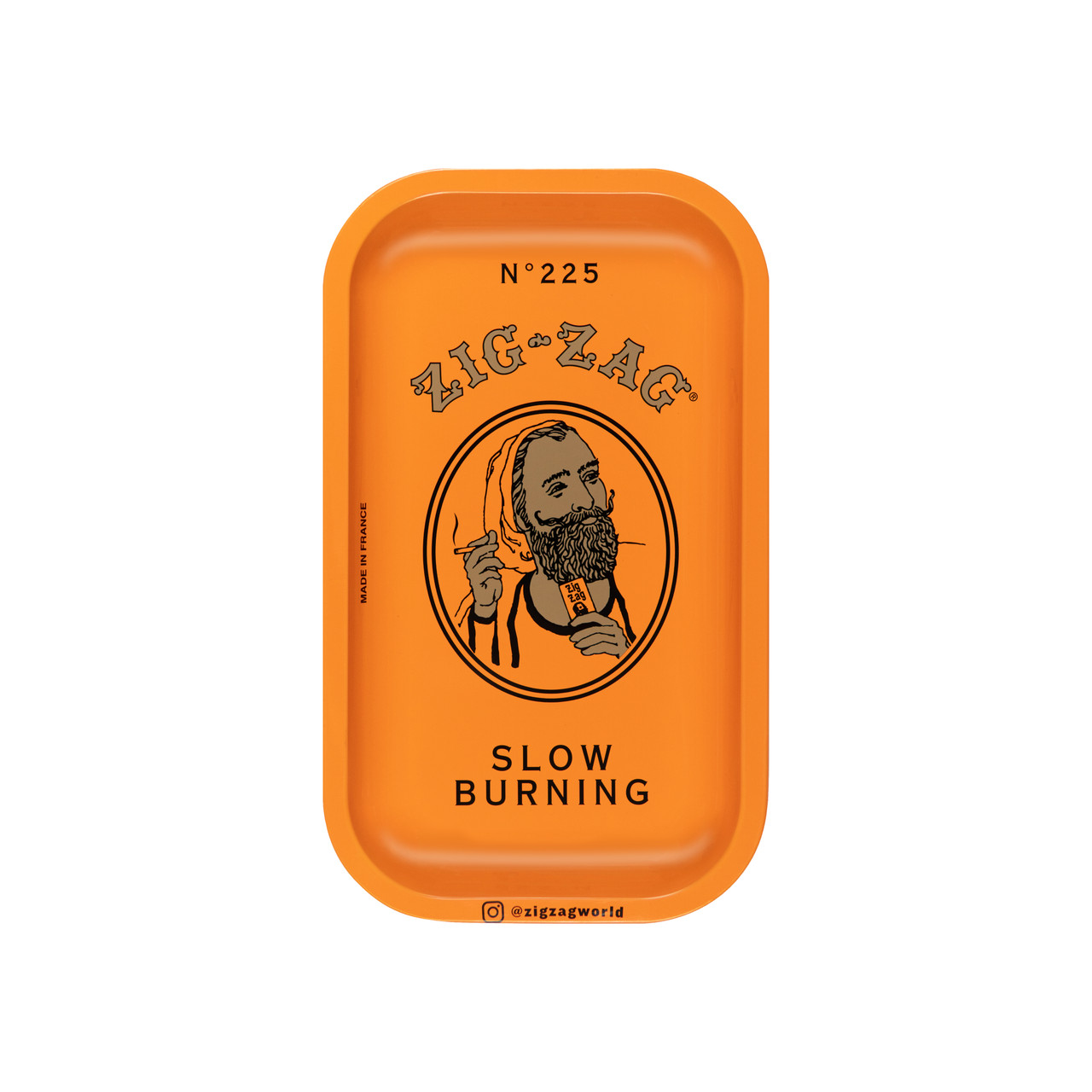 Photograph of product: Zig Zag | Rolling Tray | Small Orange