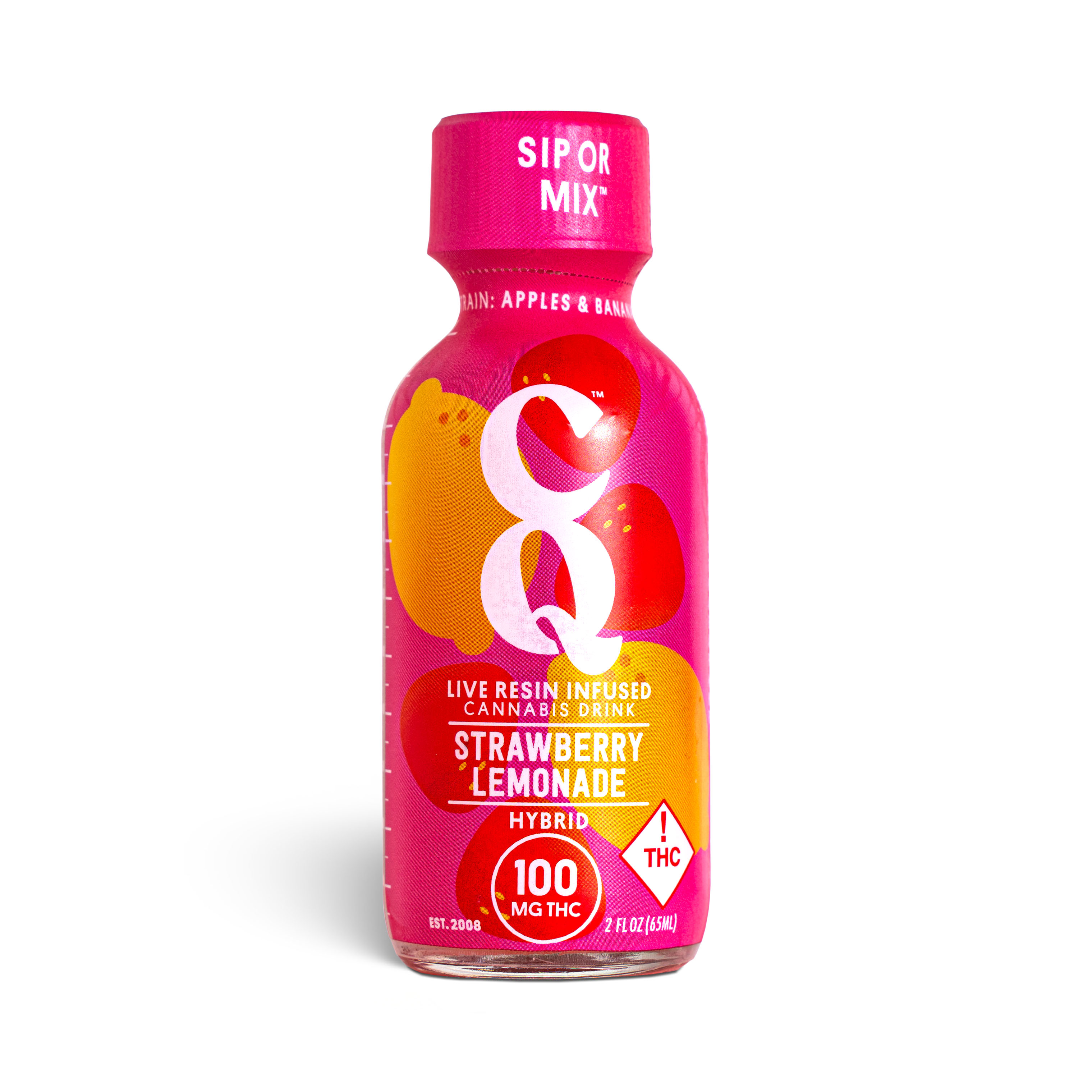 Photograph of product: Strawberry Lemonade CQ LR Shot - 100mg