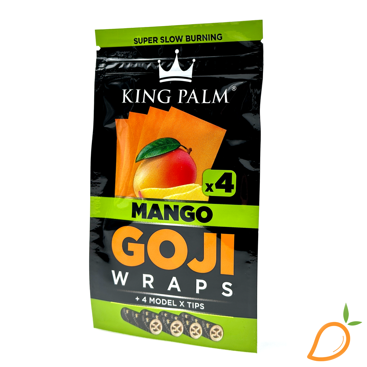 Photograph of product: King Palm Goji Wraps 4pk Natural