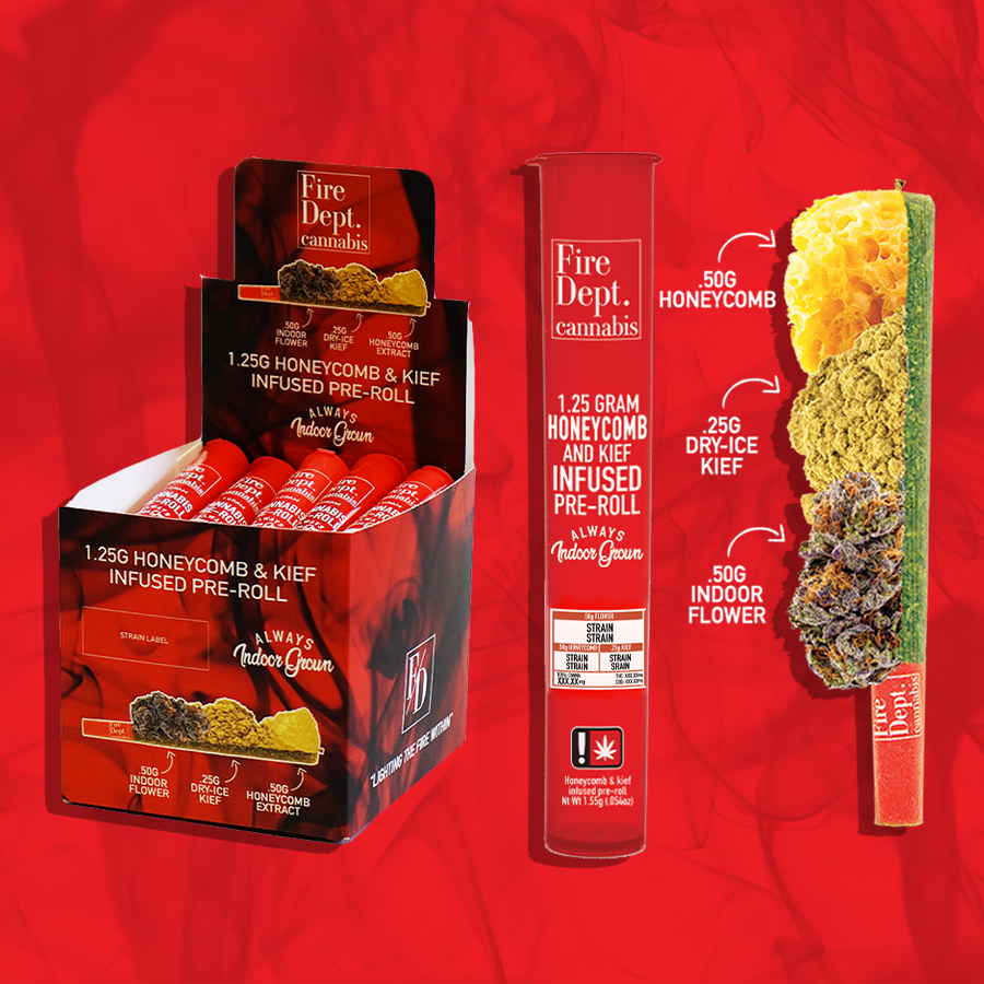 Photograph of product: FIRE DEPT | INFUSED PRE-ROLL | HELL'S BELLS