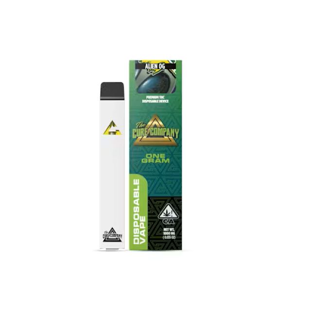 Photograph of product: THE CURE COMPANY | ALIEN OG - 1G ALL-IN-ONE