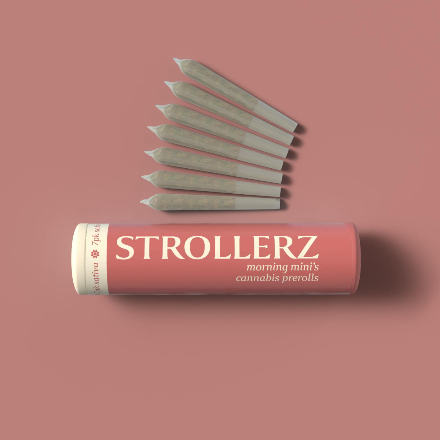 Photograph of product: Strollerz Morning Mini Joints 7 Pack (.35g/ea)