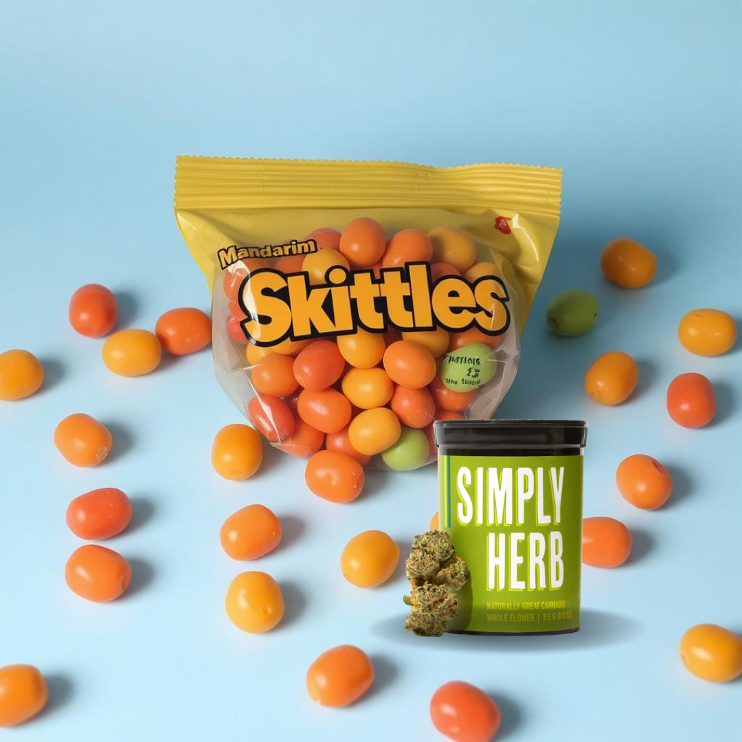 Photograph of product: Simply Herb-Mandarin Z-Flower-3.5g
