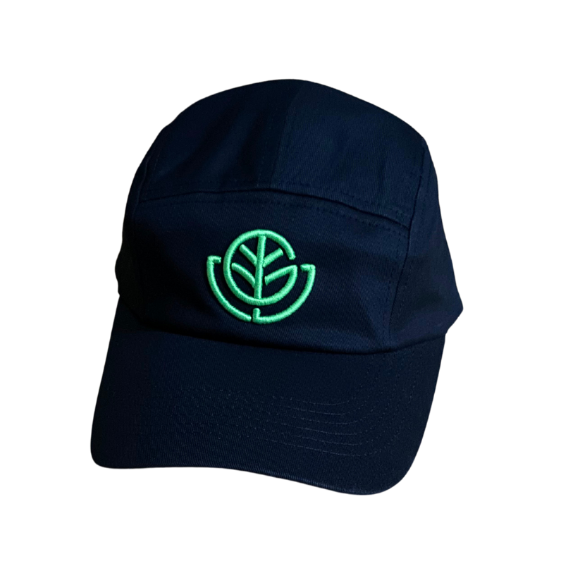 Photograph of product: Greener Leaf Hat | Black | 5-Panel