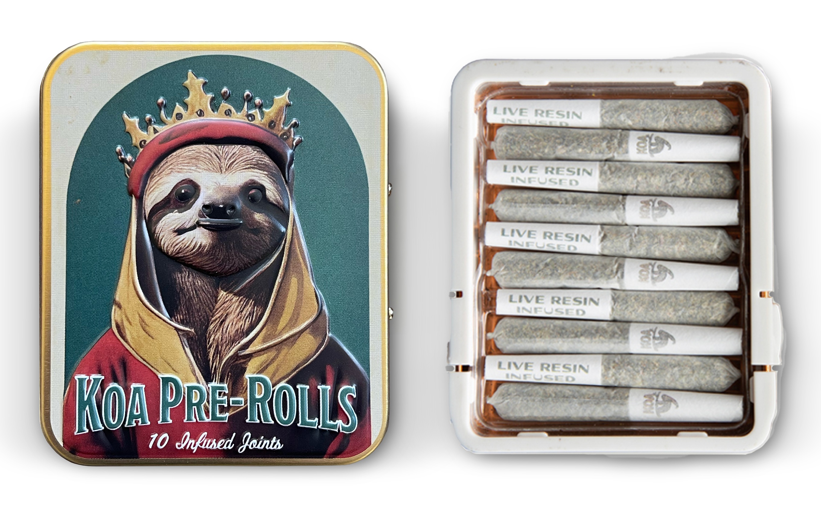 Photograph of Product: KOA - Queen of the South 10pk Infused Prerolls - (0.35g Ea)