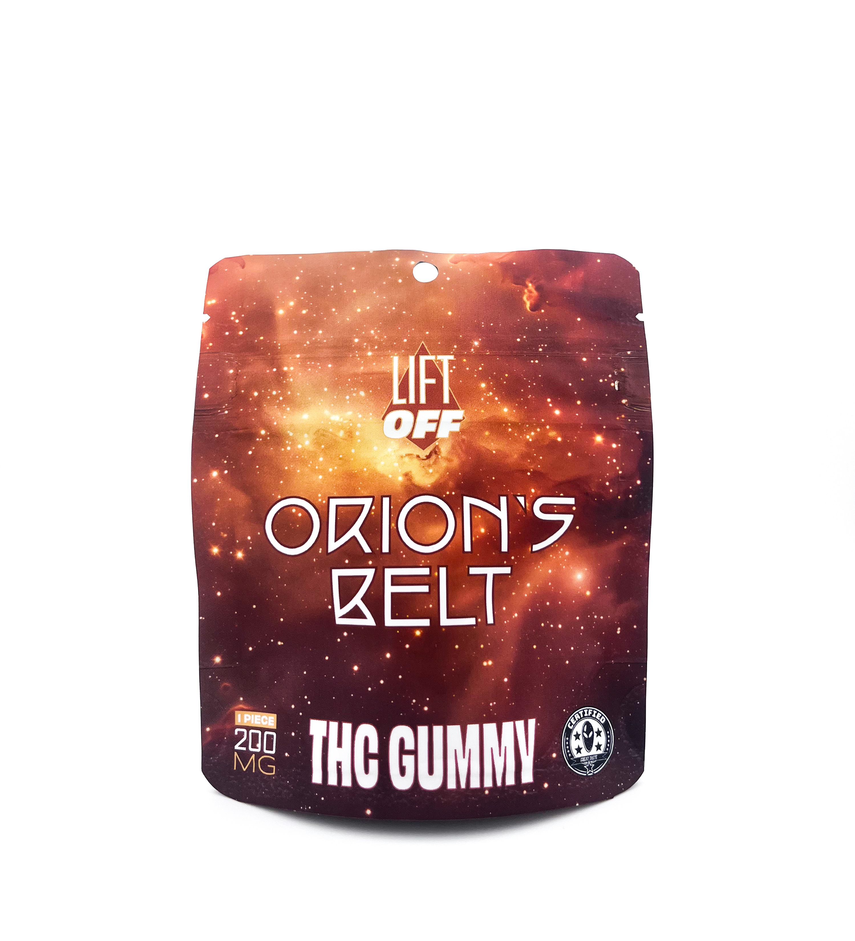 Photograph of product: Lift Off | Orion's Belt | Gummy | 1pc. | 200mg