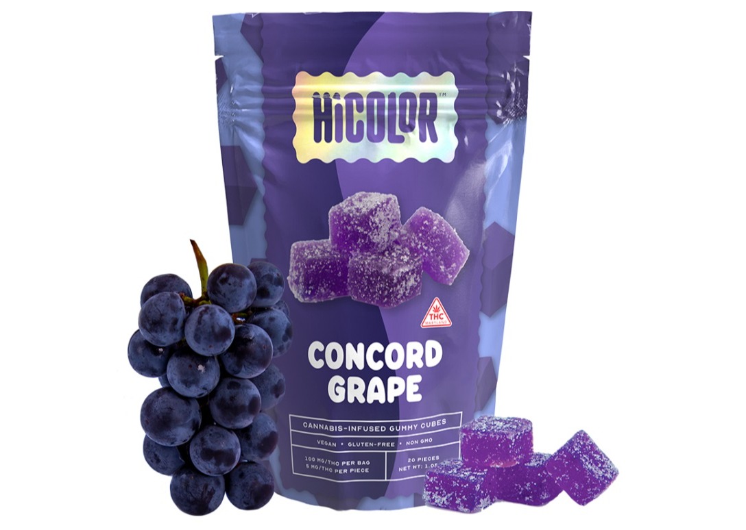 Photograph of product: Concord Grape Chews 10mg x 10ct