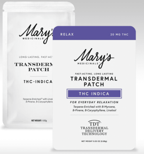 Photograph of product: [Mary's Medicinals] TH-oui Transdermal Patch - 20mg - Oui'd (I) - 