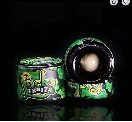Photograph of product: LUCKY FRUIT [H] LIVE ROSIN - 1 G