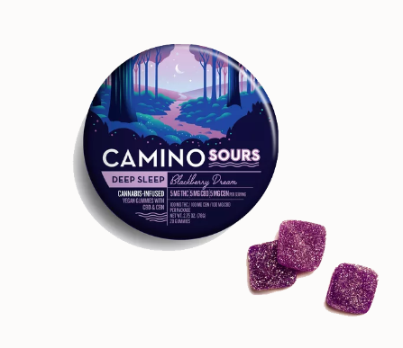 Photograph of product: Sour Blackberry Dream - 1:1:1 Gummies - 100mg